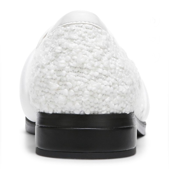 NEW Vionic Mylene White Boucle Loafers - Picture 6 of 9